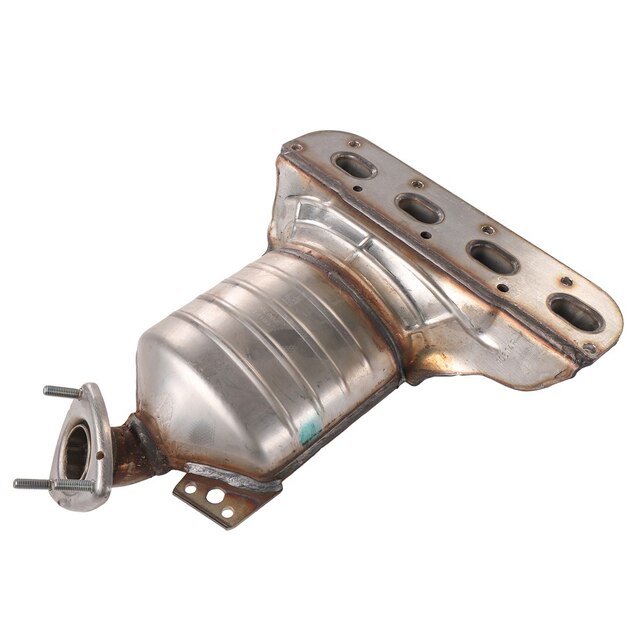 GM Genuine Parts Exhaust Manifold with 3-Way Catalytic Converter, Flange, and Studs