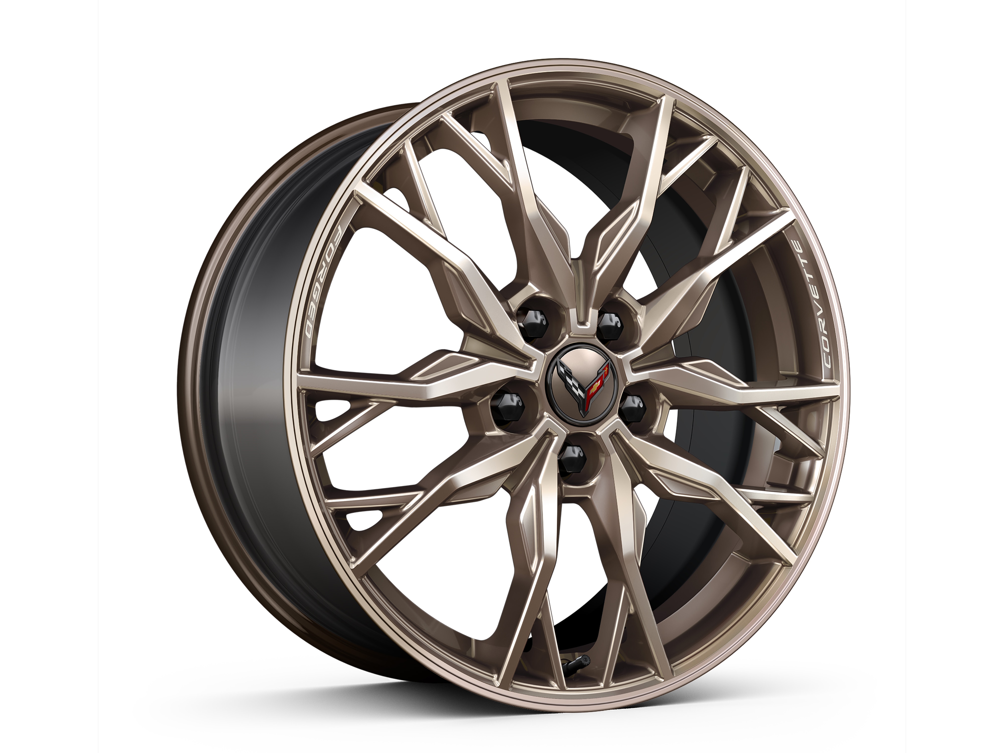 20x11-Inch Aluminum Multi-Spoke Rear Wheel in Tech Bronze