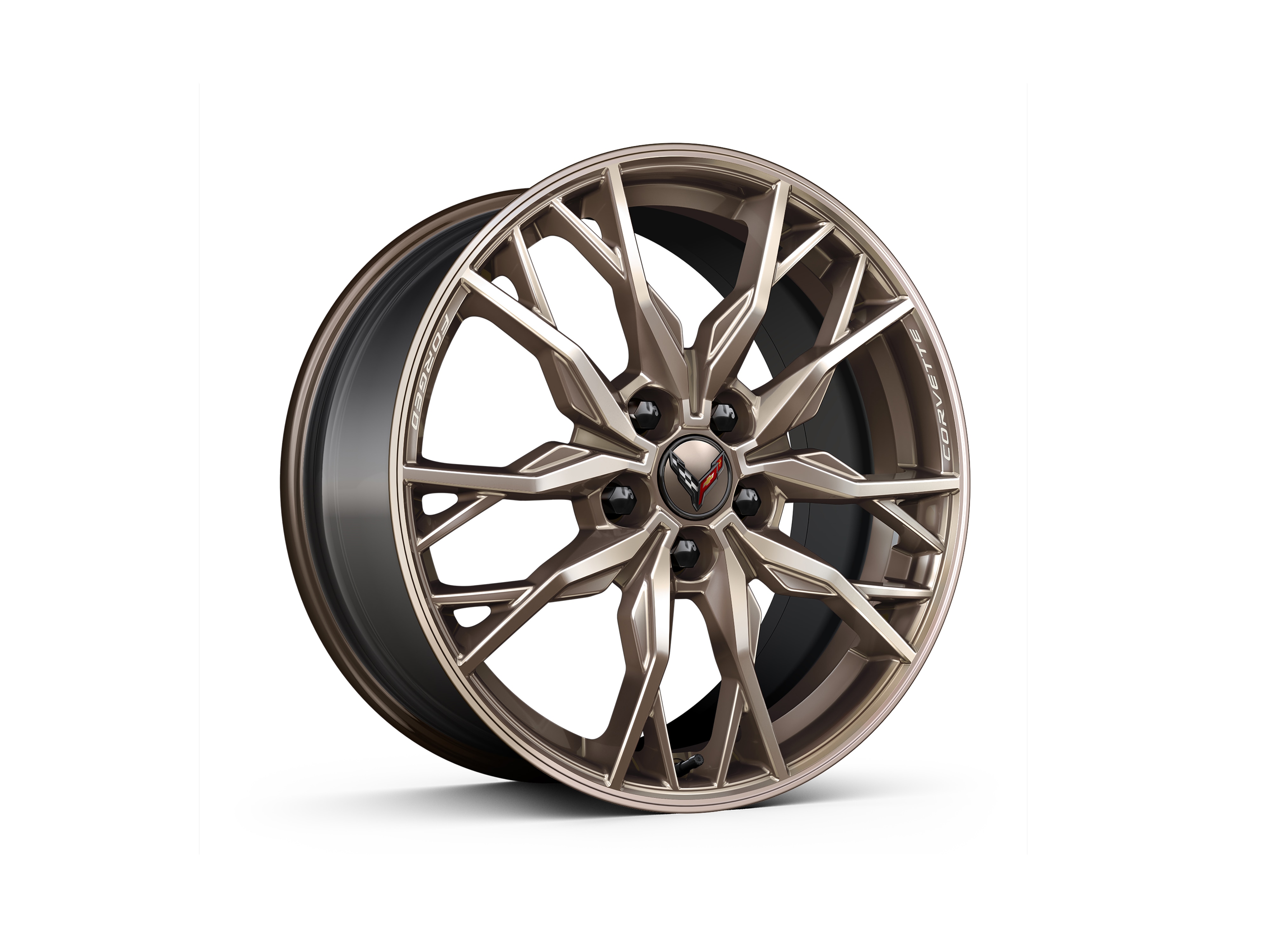 19x8.5-Inch Aluminum Multi-Spoke Front Wheel in Tech Bronze