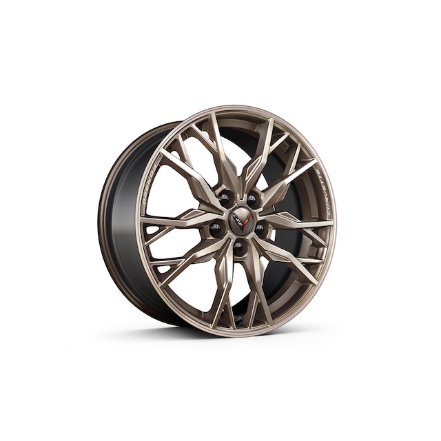 19x8.5-Inch Aluminum Multi-Spoke Front Wheel in Tech Bronze
