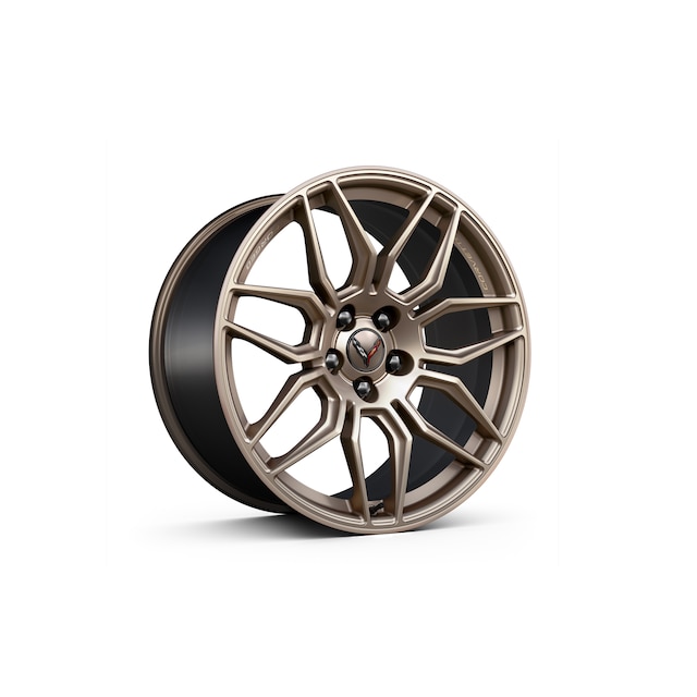20x10-Inch Forged Aluminum Spider-Design Front Wheel in Tech Bronze