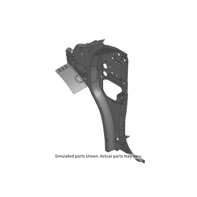 GM Genuine Parts Driver Side Body Hinge Pillar Inner Panel