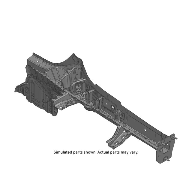 GM Genuine Parts Passenger Side Underbody Rear Side Rail