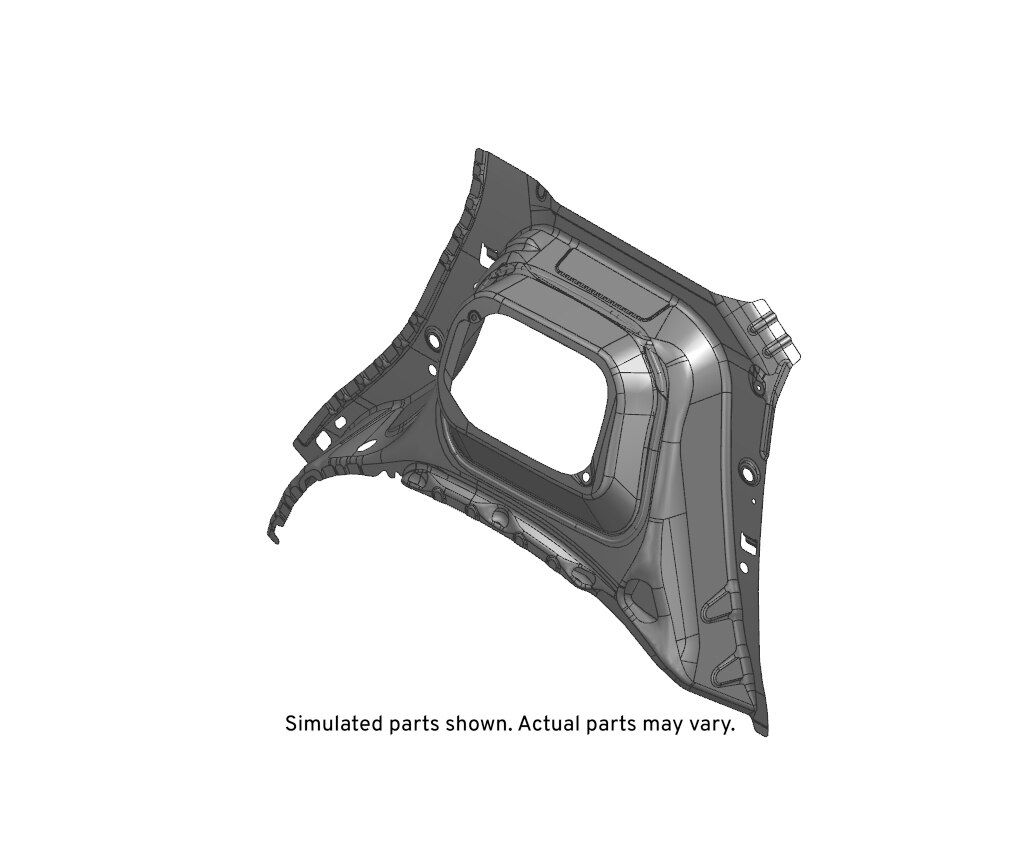 GM Genuine Parts Driver Side Lower Inner Quarter Panel