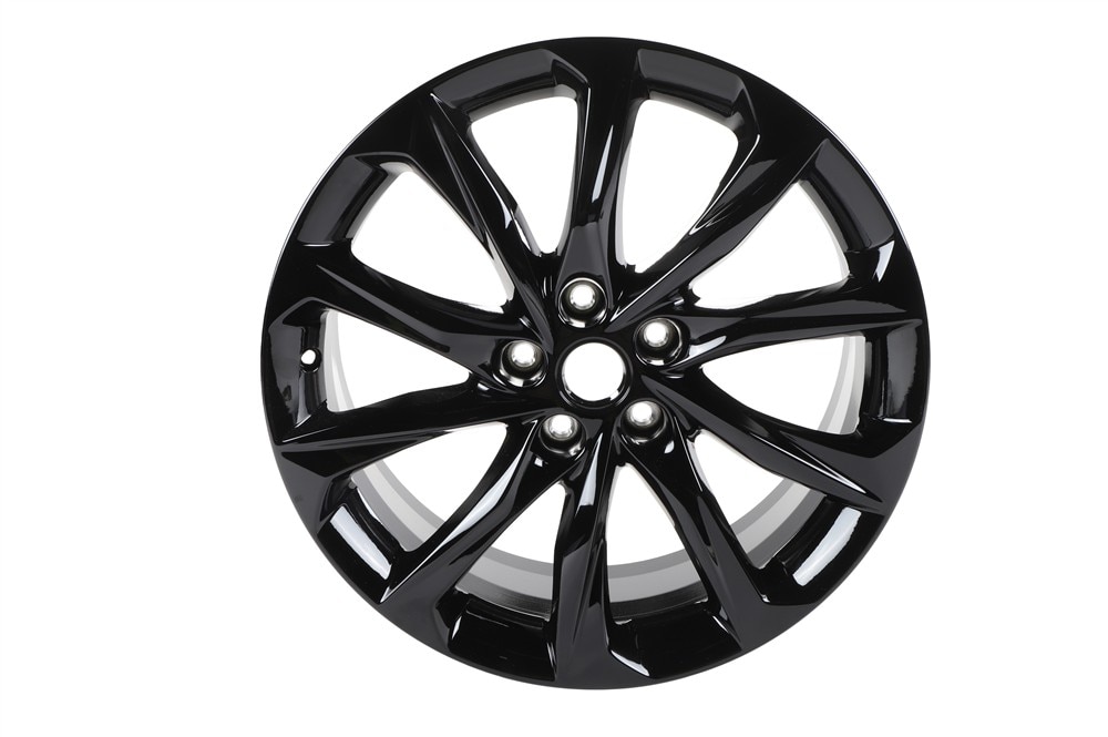 GM Genuine Parts High Gloss Black 10-Spoke Front and Rear Wheel