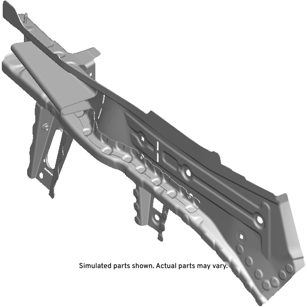 GM Genuine Parts Passenger Side Front Compartment Outer Side Rail
