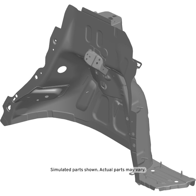 GM Genuine Parts Rear Driver Side Wheelhouse Inner Panel