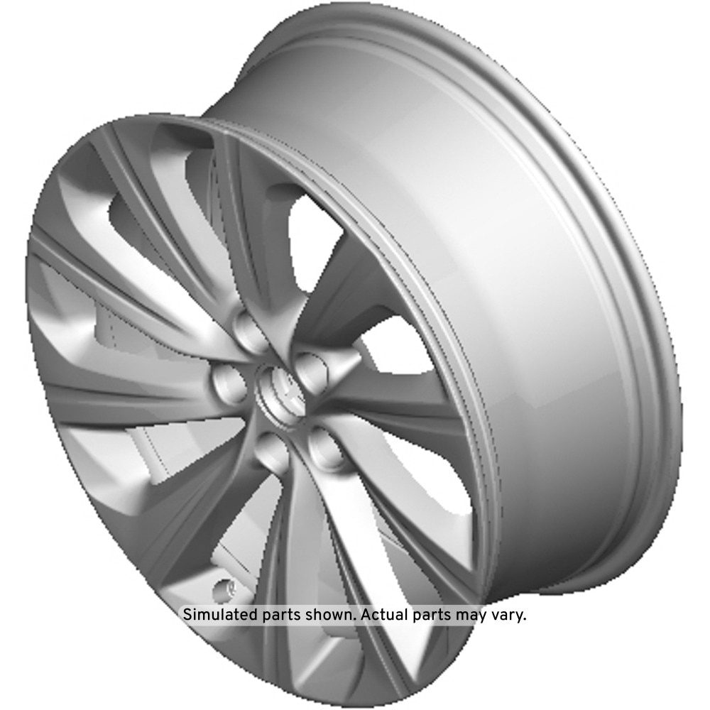 GM Genuine Parts Pearl Nickel Front and Rear Wheel