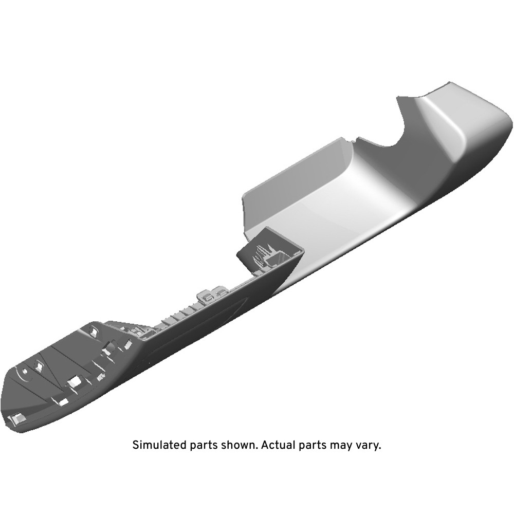 GM Genuine Parts Jet Black Instrument Panel Knee Bolster