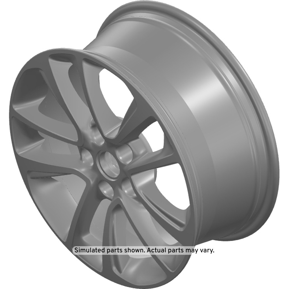 GM Genuine Parts Bright Silver Front and Rear Wheel