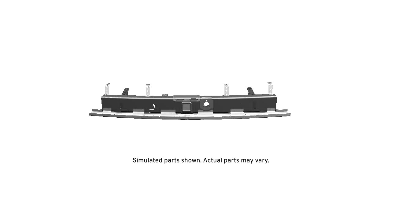 GM Genuine Parts Rear Bumper Impact Bar