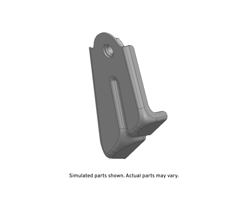 GM Genuine Parts Body Side Front Passenger Side Fender Rear Upper Bracket