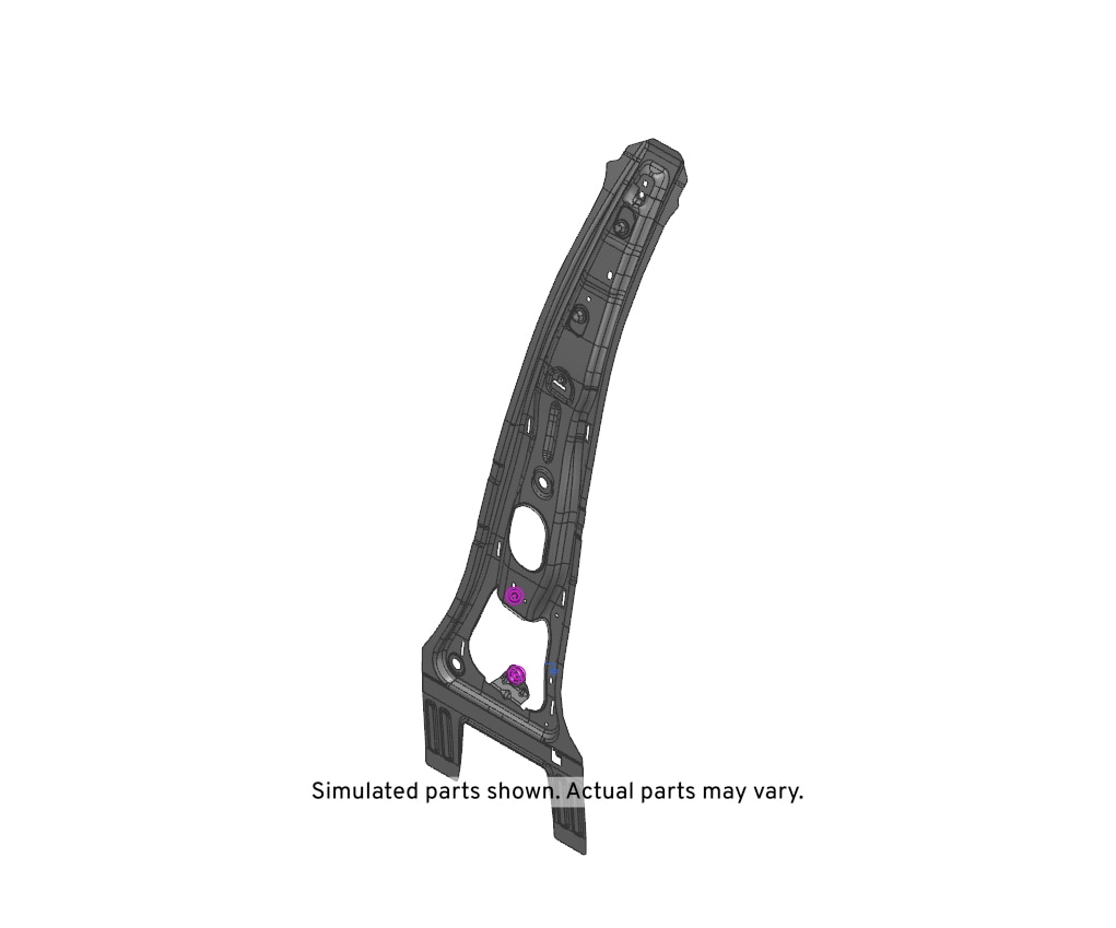 GM Genuine Parts Driver Side Center Pillar Inner Panel