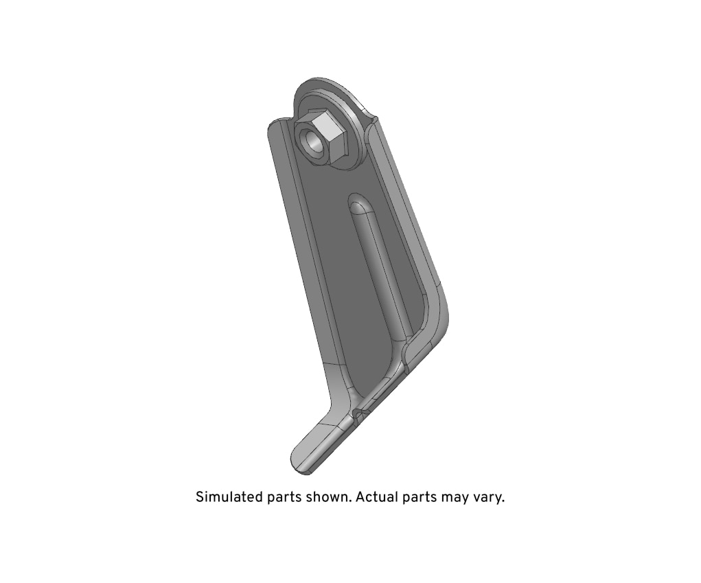 GM Genuine Parts Body Side Front Driver Side Fender Rear Upper Bracket