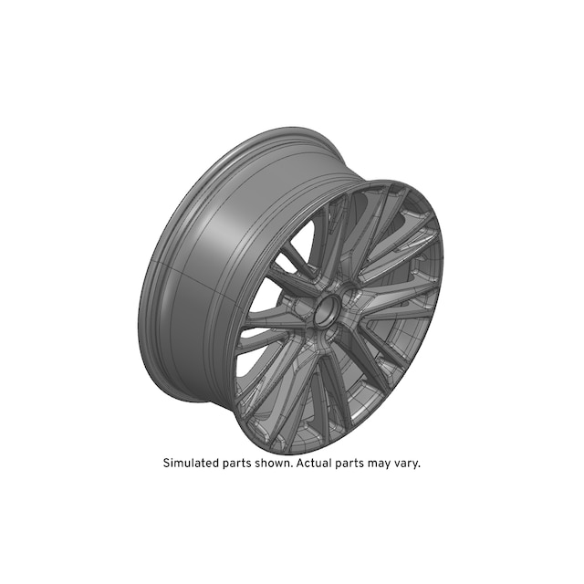GM Genuine Parts 20x8.5in Red Aluminum Wheel