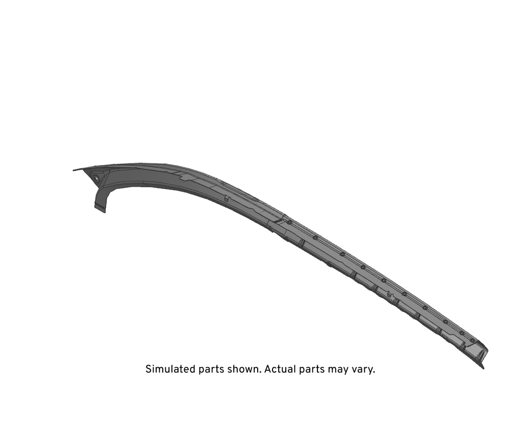 GM Genuine Parts Passenger Side Roof Outer Side Rail