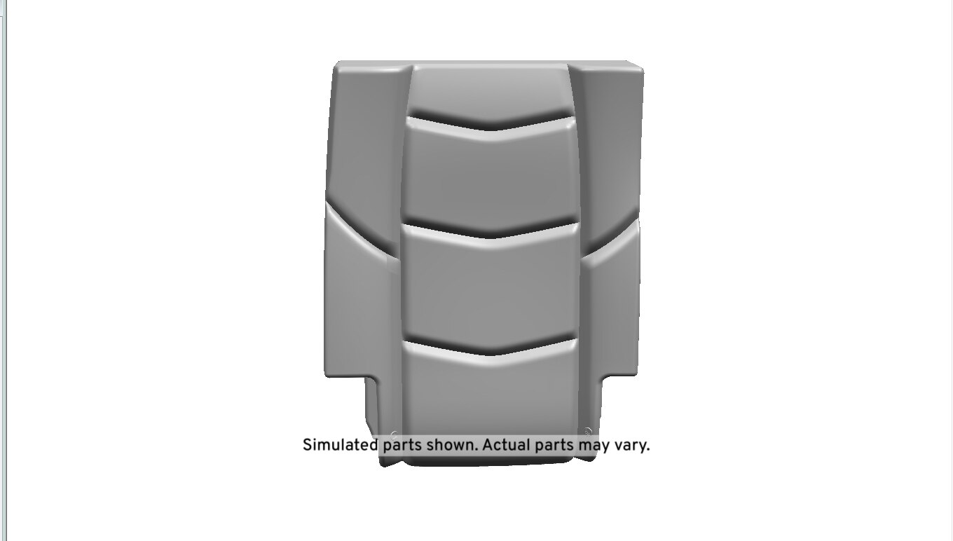 GM Genuine Parts Maple Sugar Rear Seat Back Cover