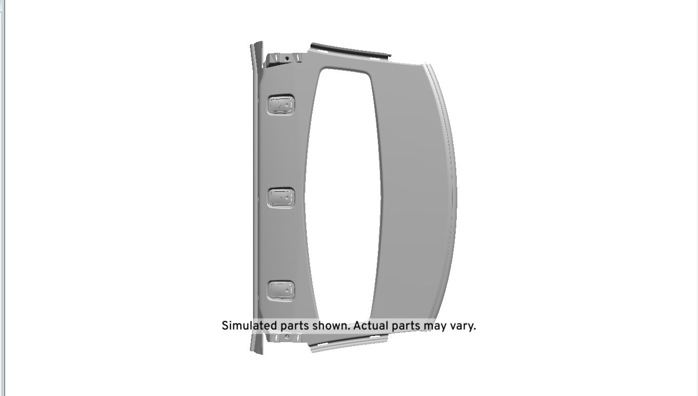 GM Genuine Parts Cocoa Rear Window Panel Trim