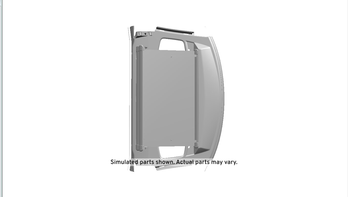 GM Genuine Parts Cocoa Rear Window Panel Trim