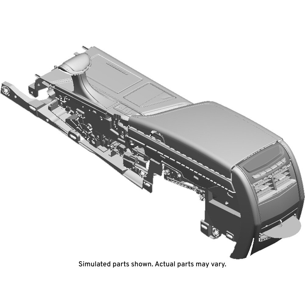 GM Genuine Parts Light Platinum Front Floor Console