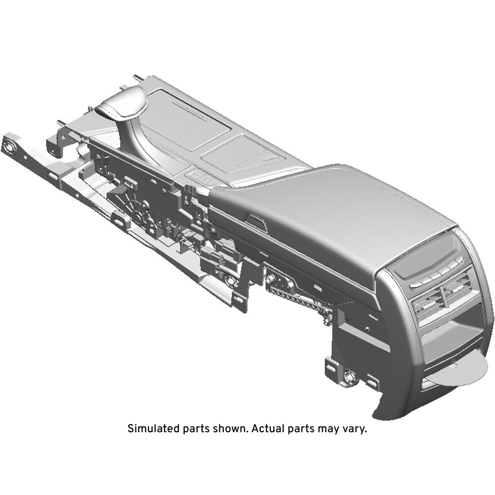 GM Genuine Parts Jet Black Front Floor Console