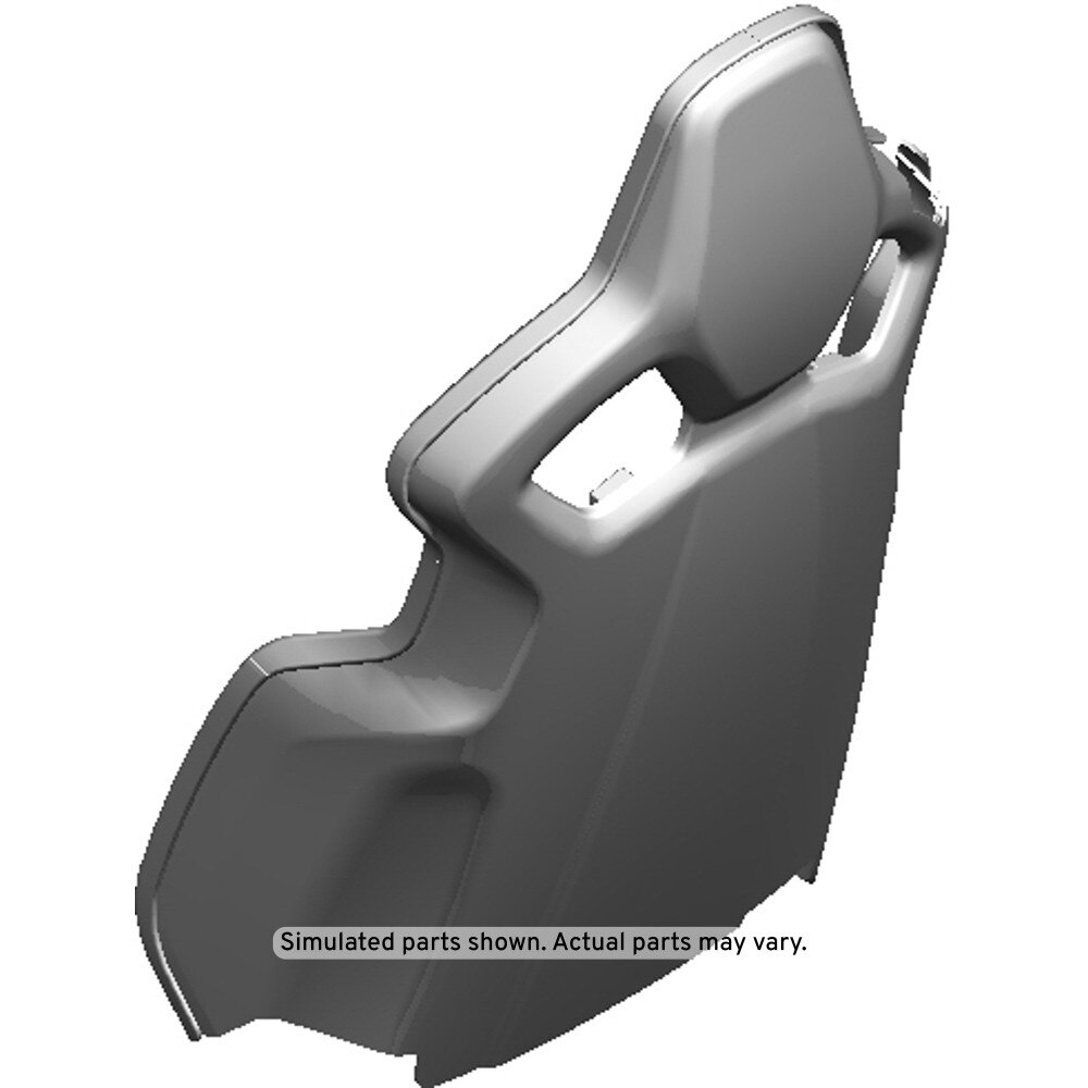 GM Genuine Parts Jet Black Passenger Seat Back Cushion Finish Panel