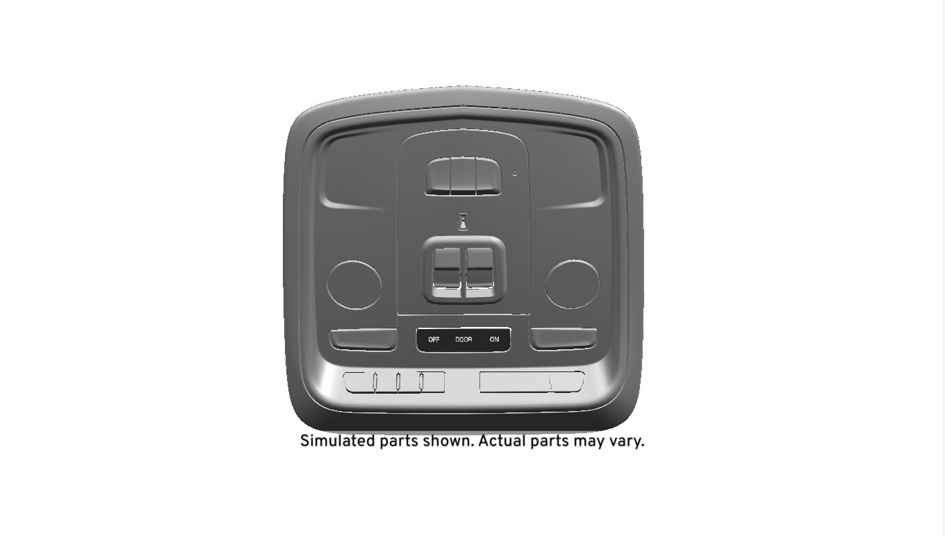 GM Genuine Parts Jet Black Roof Console