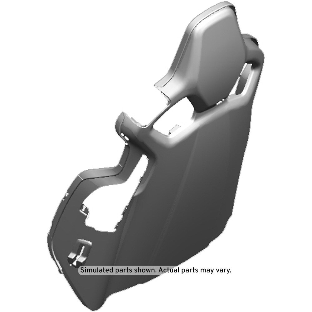GM Genuine Parts Fusion Gray Metallic Driver Seat Back Cushion Finish Panel