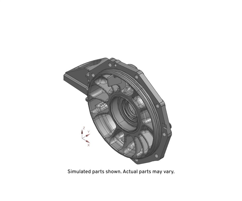 GM Genuine Parts Rear Passenger Side Axle Housing Cover