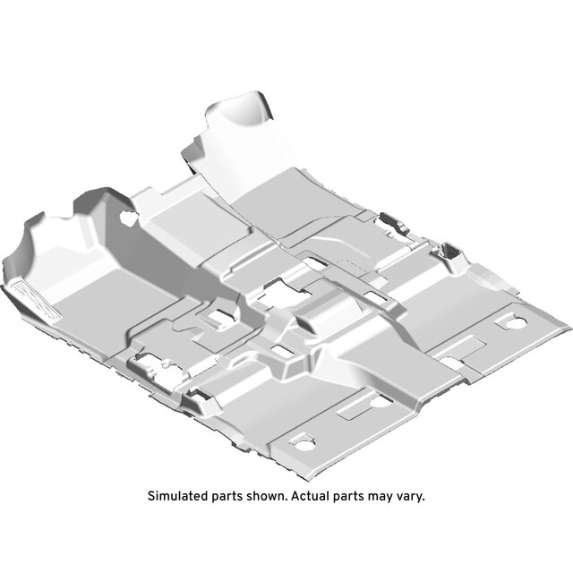 GM Genuine Parts Jet Black Front Floor Panel Mat