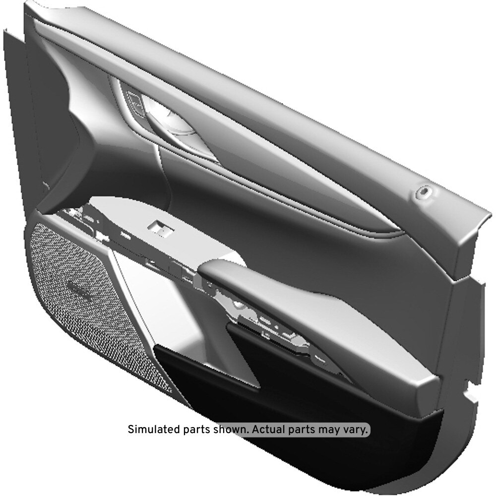 GM Genuine Parts Cocoa Front Passenger Side Door Trim