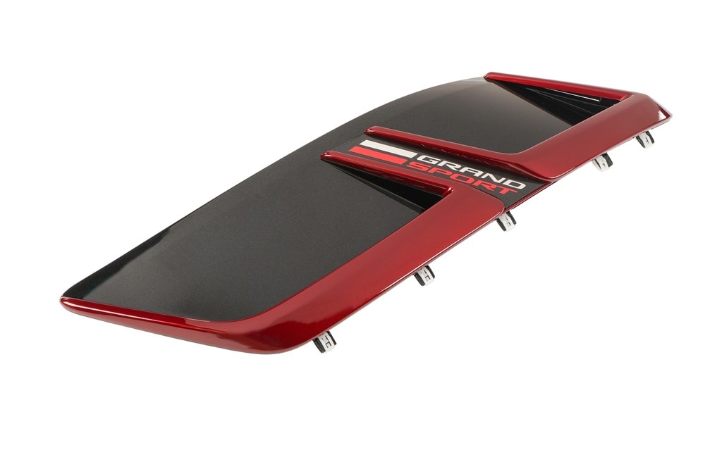 GM Genuine Parts Limited Addiction Red Tint Passenger Side Front Fender Ornamentation Vent