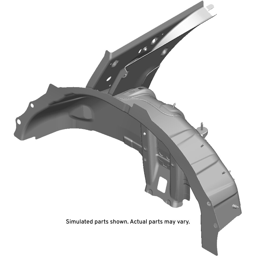 GM Genuine Parts Rear Driver Side Wheelhouse Inner Panel