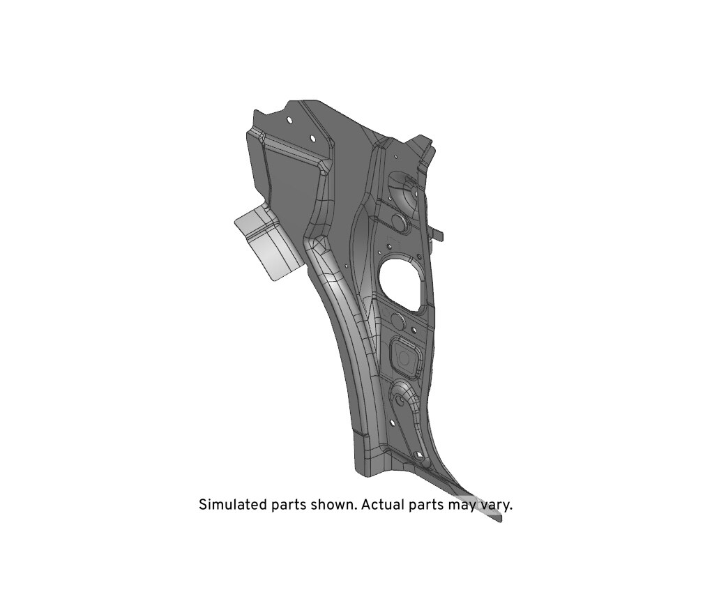 GM Genuine Parts Driver Side Body Hinge Pillar Inner Panel