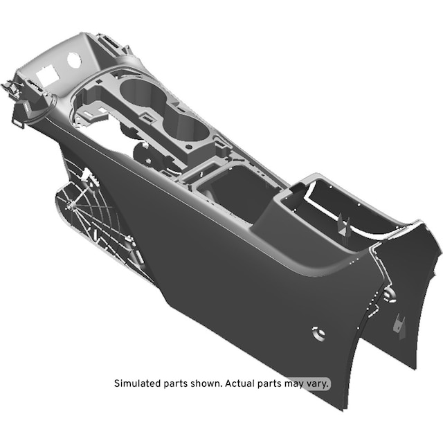 GM Genuine Parts Black Front Floor Console Side Trim Panel