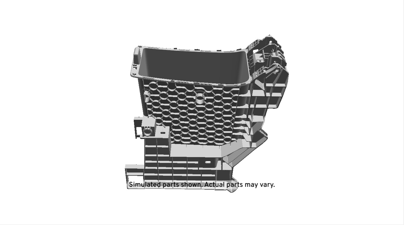 GM Genuine Parts Dark Atmosphere Front Floor Console Compartment