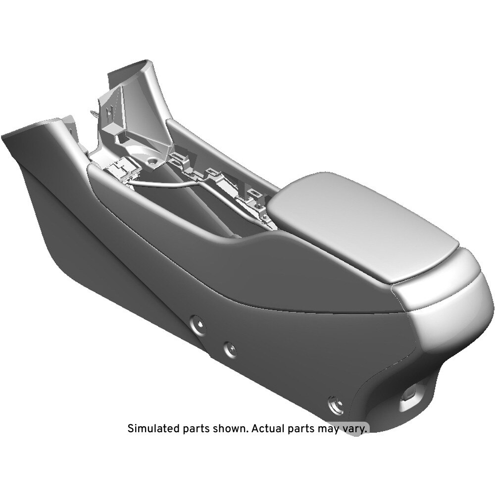 GM Genuine Parts Medium Ash Gray Front Floor Console
