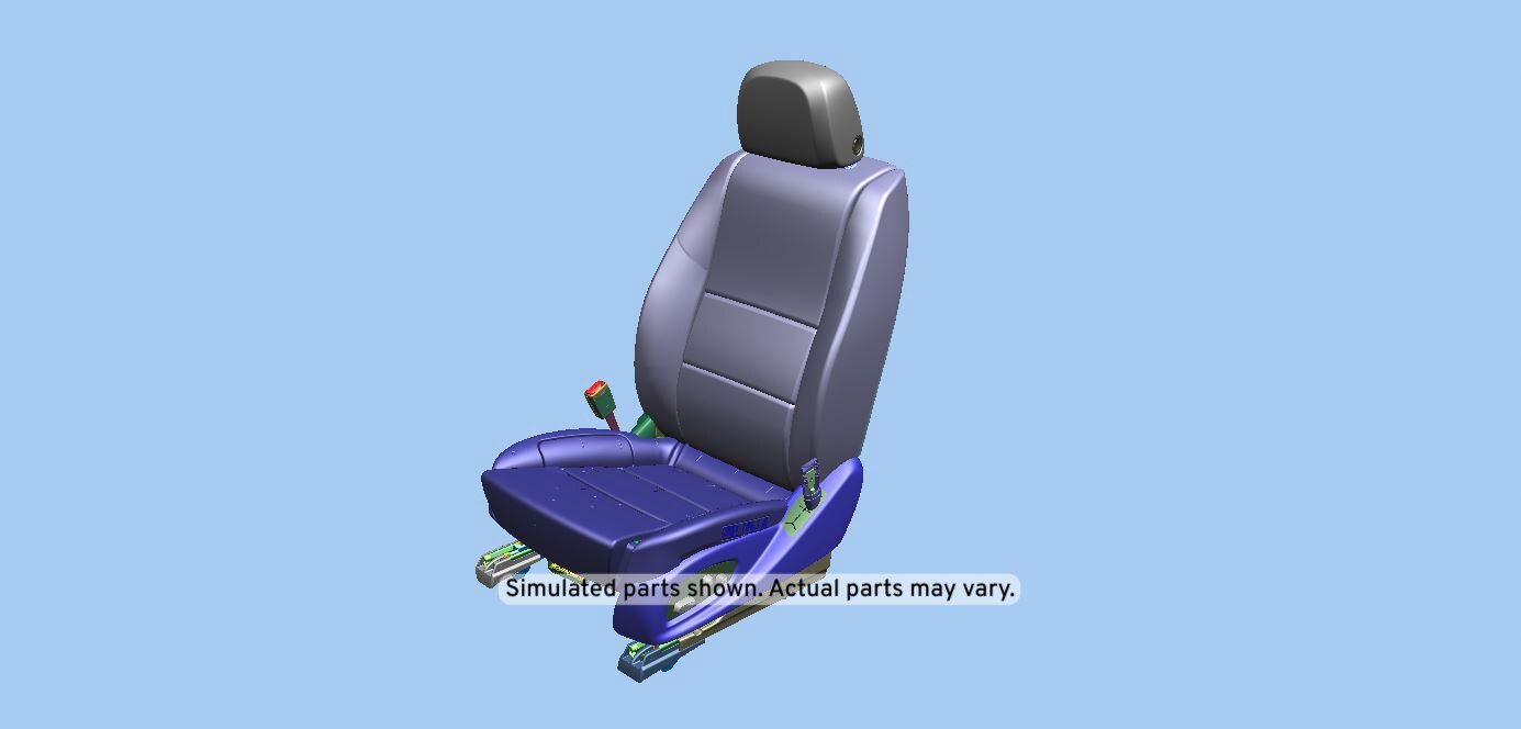 GM Genuine Parts Dark Titanium Driver Seat