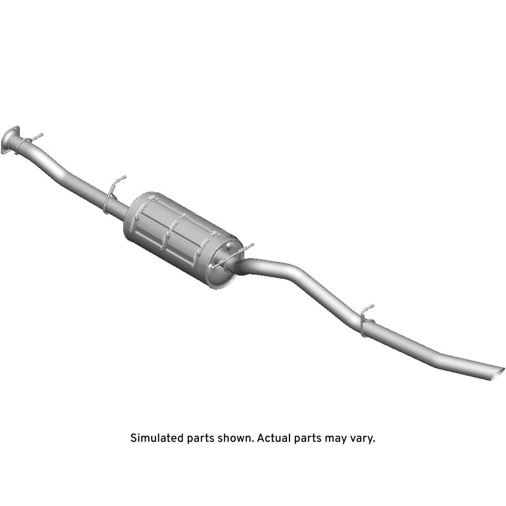 GM Genuine Parts Exhaust Muffler with Exhaust Pipe