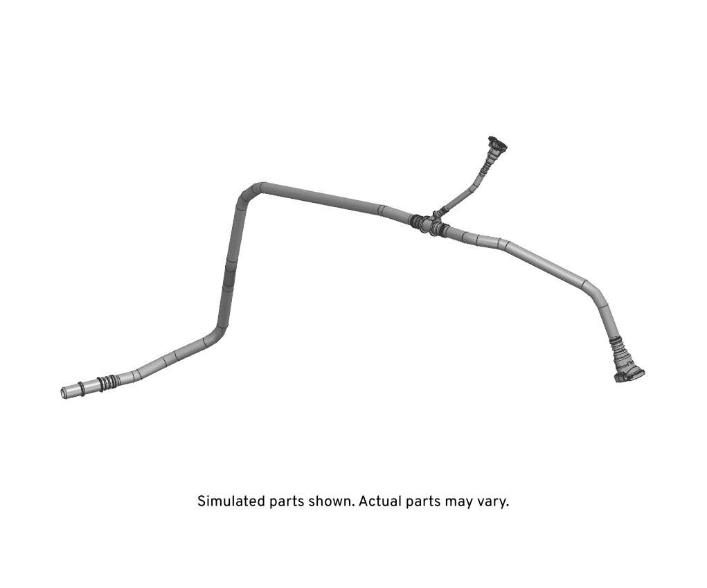 GM Genuine Parts Fuel Tank Filler Evaporative Emission Hose