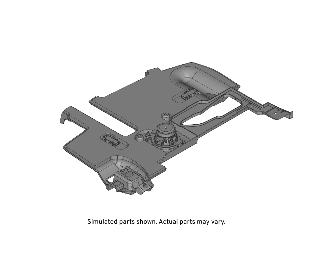 GM Genuine Parts Driver Side Instrument Panel Lower Trim Panel Insulator