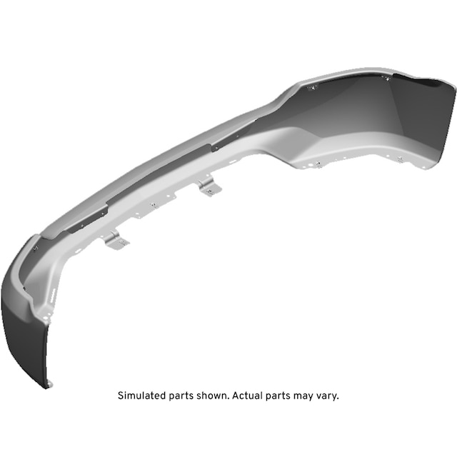 GM Genuine Parts Bright Chrome Front Bumper Impact Bar