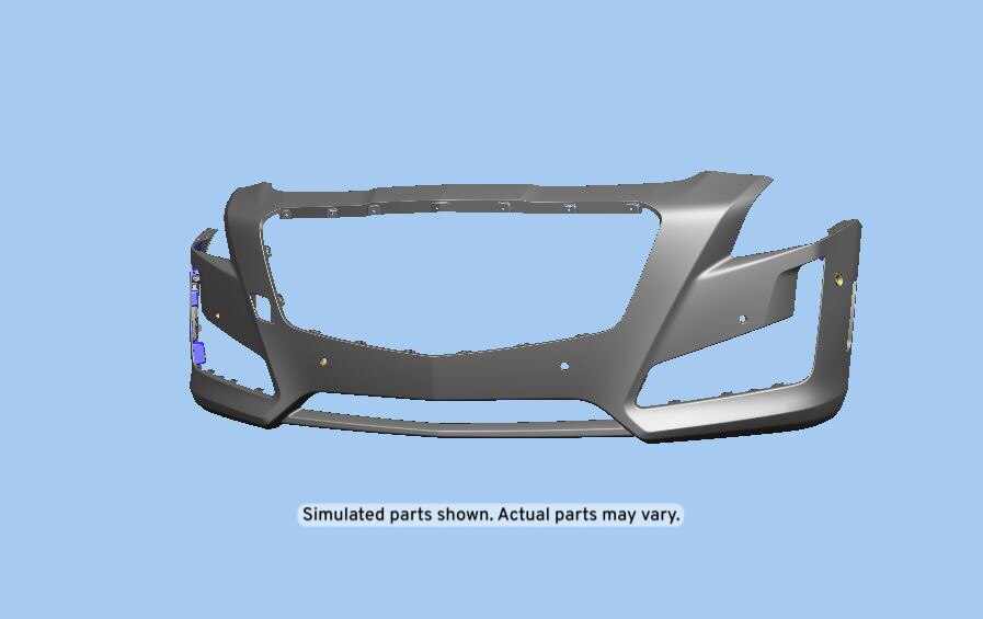 GM Genuine Parts Front Upper Bumper Cover