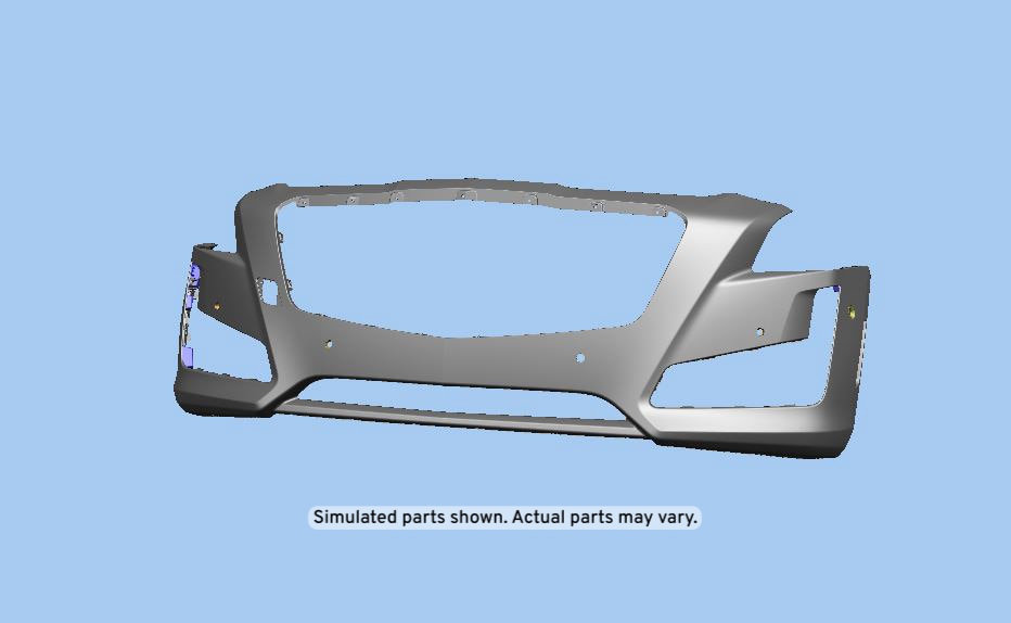 GM Genuine Parts Front Upper Bumper Cover