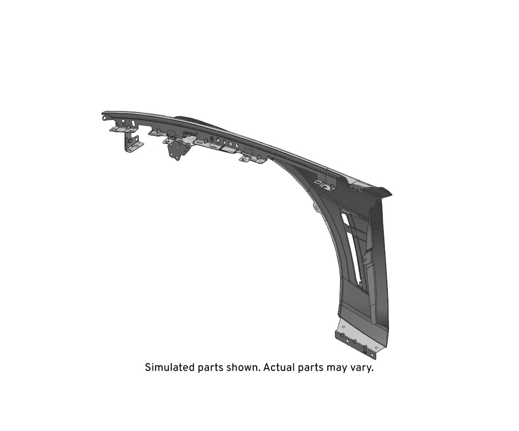 GM Genuine Parts Front Passenger Side Fender
