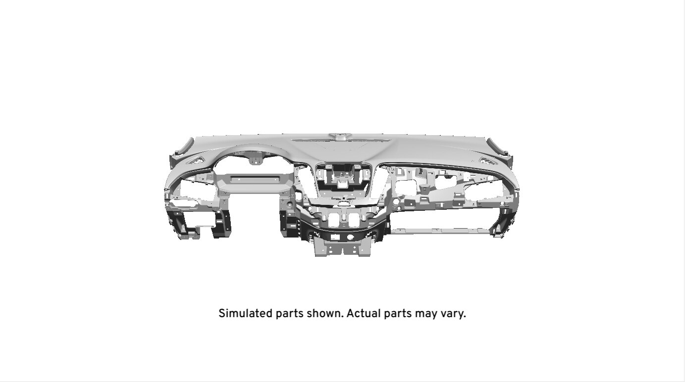 GM Genuine Parts Jet Black Instrument Panel