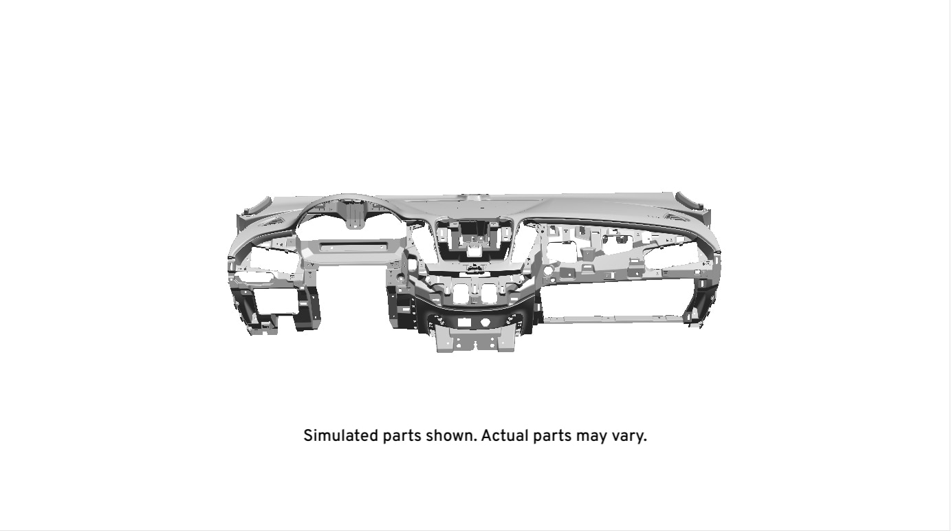 GM Genuine Parts Jet Black Instrument Panel