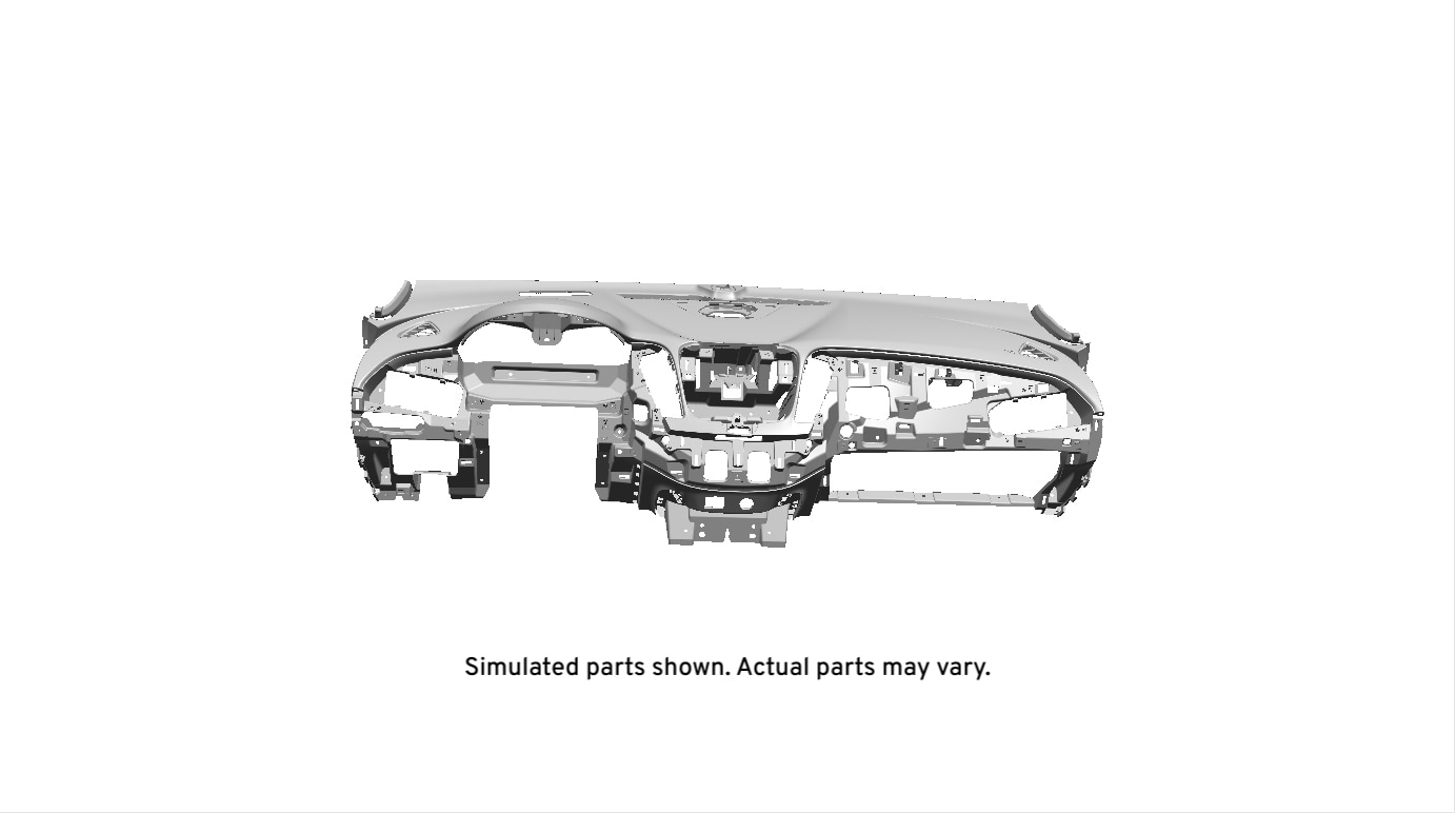 GM Genuine Parts Jet Black Instrument Panel