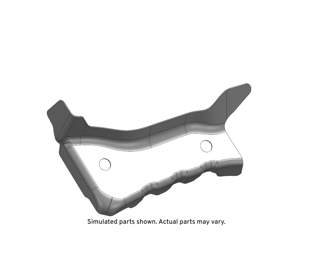 GM Genuine Parts Rear Driver Side Wheelhouse Inner Panel Reinforcement
