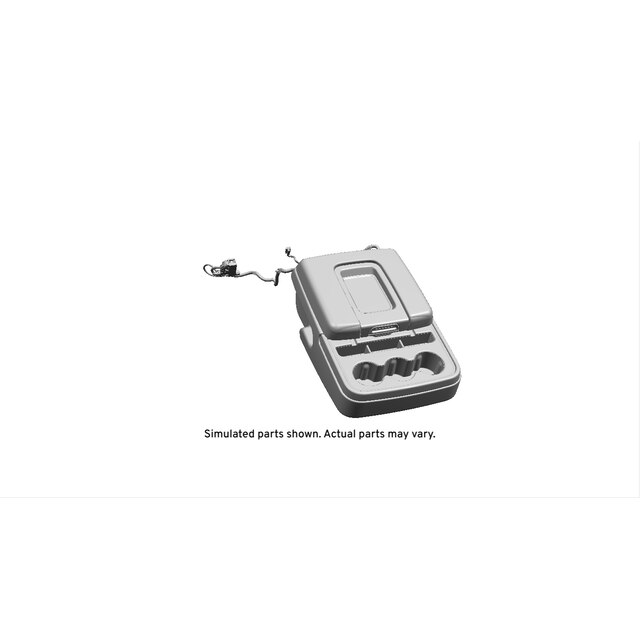 GM Genuine Parts Dark Ash Gray Front Center Seat Armrest